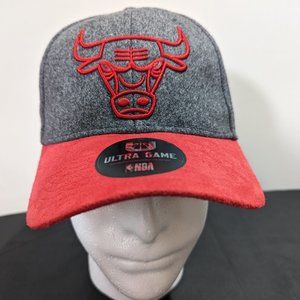 Chicago Bulls ultra game baseball cap adult one size